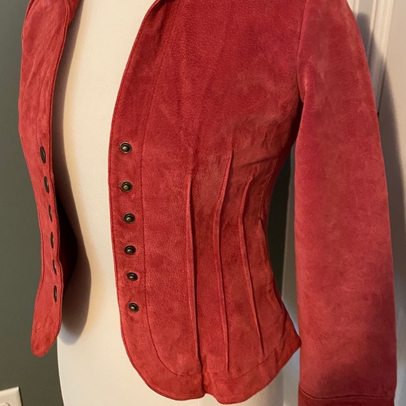 Red Suede Jacket - Picture 9 of 13